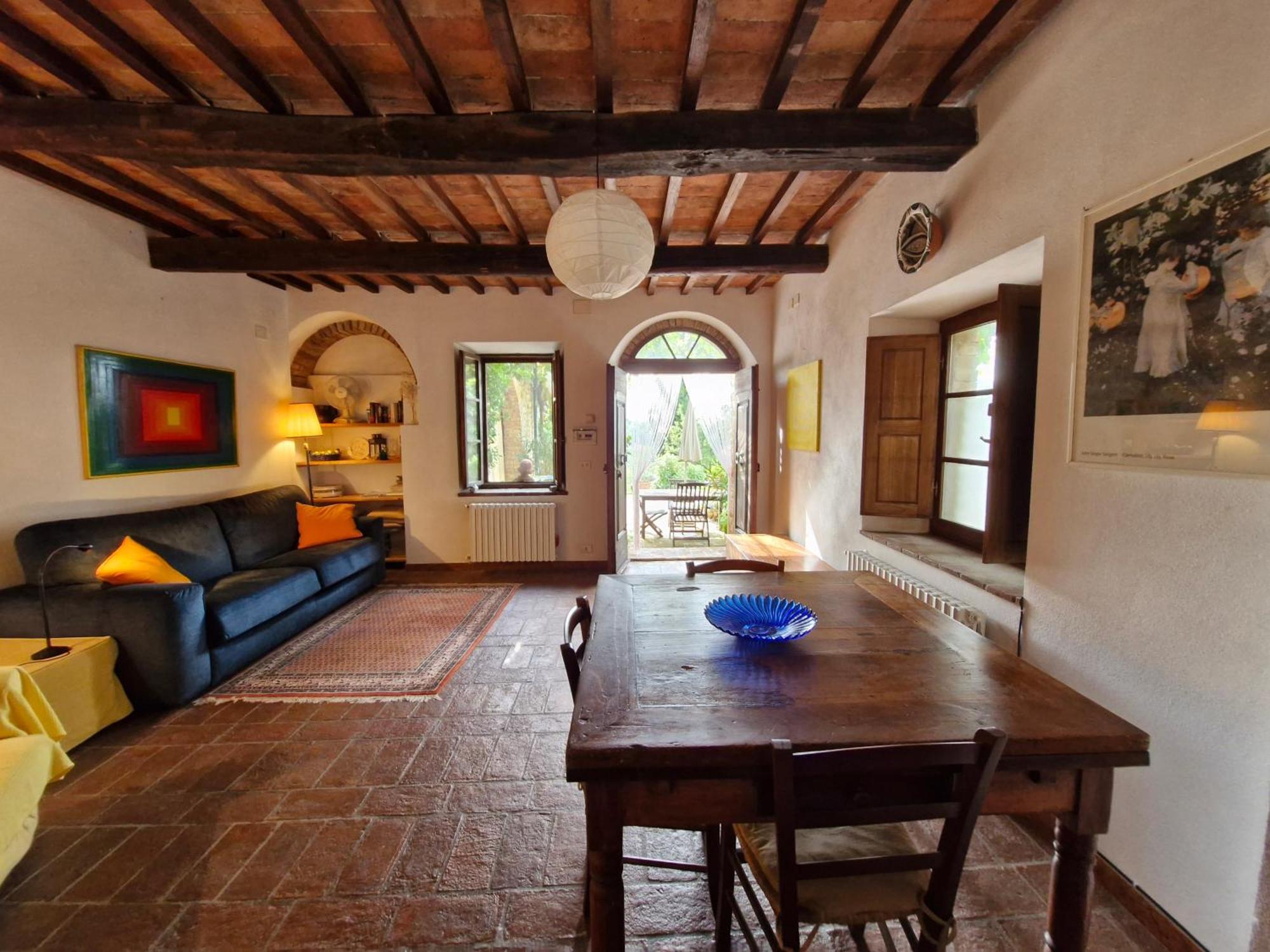 Mimosa At Pietraie A Nice Studio With Terrace On The Valley Montecastelli Pisano Экстерьер фото