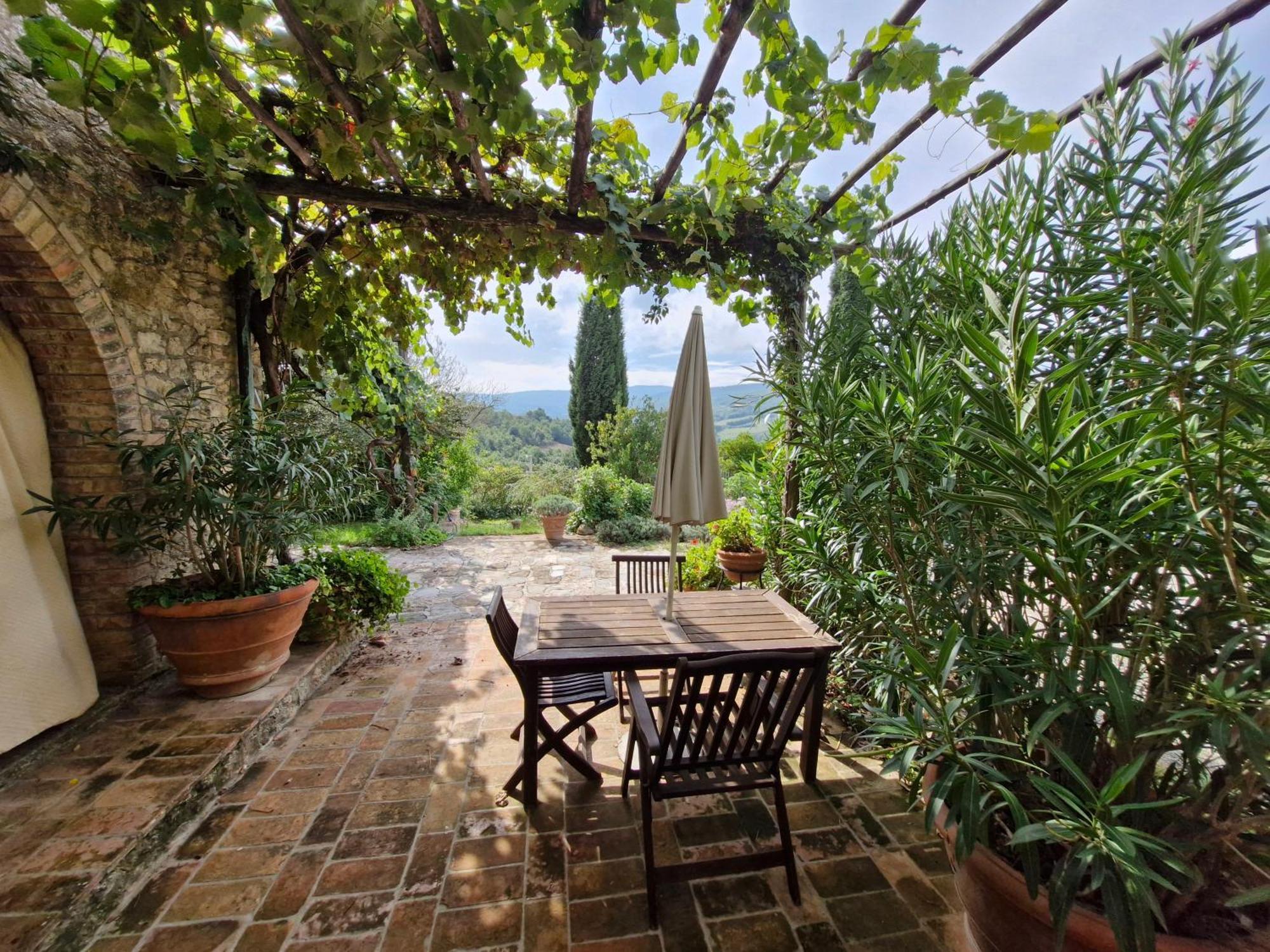 Mimosa At Pietraie A Nice Studio With Terrace On The Valley Montecastelli Pisano Экстерьер фото